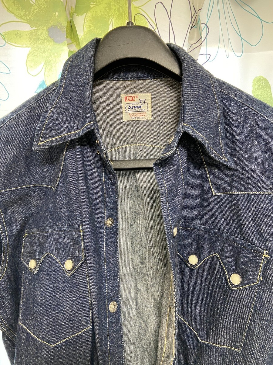 LVC Levi's Vintage Clothing 1950s Western Denim Shirt Snap LVC Levi's Vintage Clothing 1950s Western Denim Shirt Snap