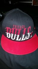 NBA CHICAGO BULLS WINDY CITY RED WHITE BLACK CLASSIC HAT FREE SHIPPING