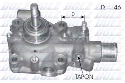 Dolz B121 Water Pump for Iveco
