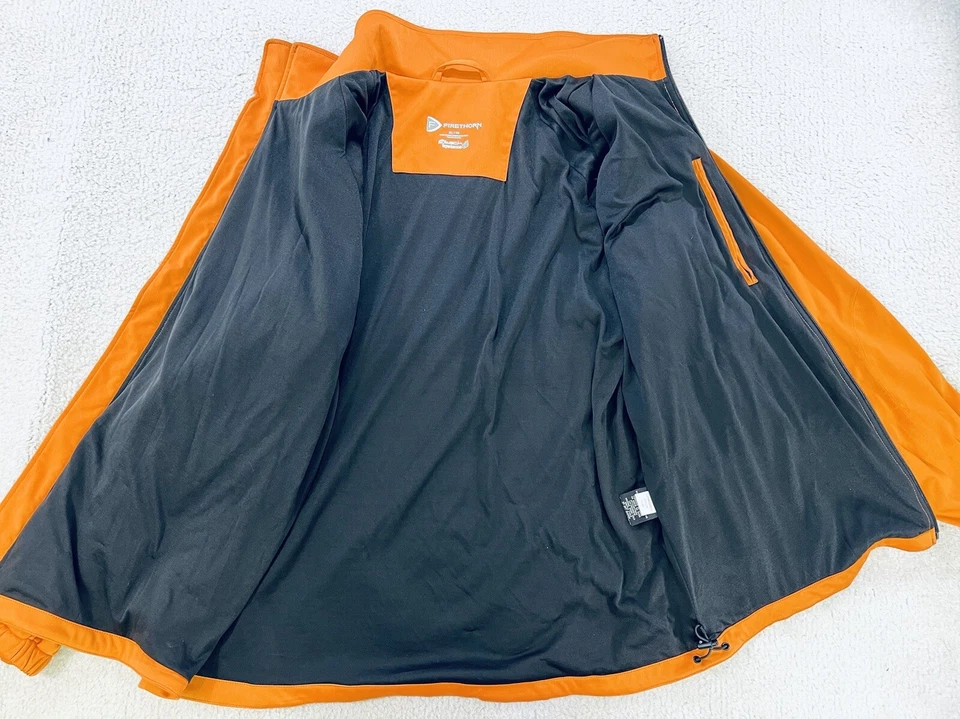 Firethorn Tenacious Ergodyne Work Gear Orange Jacket Full Zip Soft Shell Mens XL - Image 2 of 4