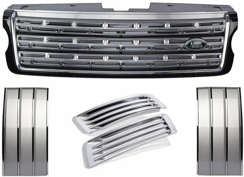 5Pcs Front Grille Side Vent Mesh Grill Bar Trim Fits for Range Rover 2013-2017 - Picture 2 of 10