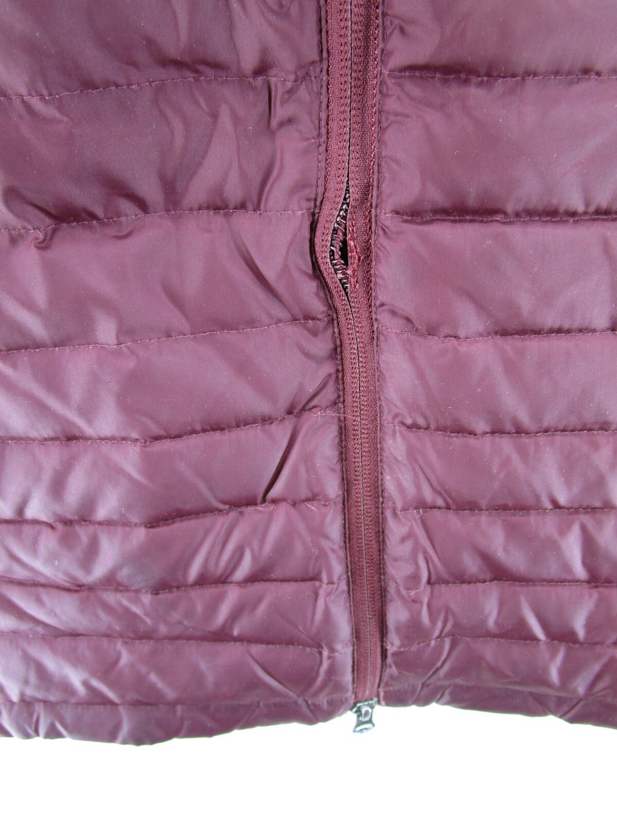 Eddie Bauer Jacket Women Large Red EB700 Parka Down Bubble Coat Hoodie