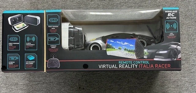 Sharper Image Toy RC Car Italia Racer 1:16 with Virtual Reality  New - Image 2 of 4