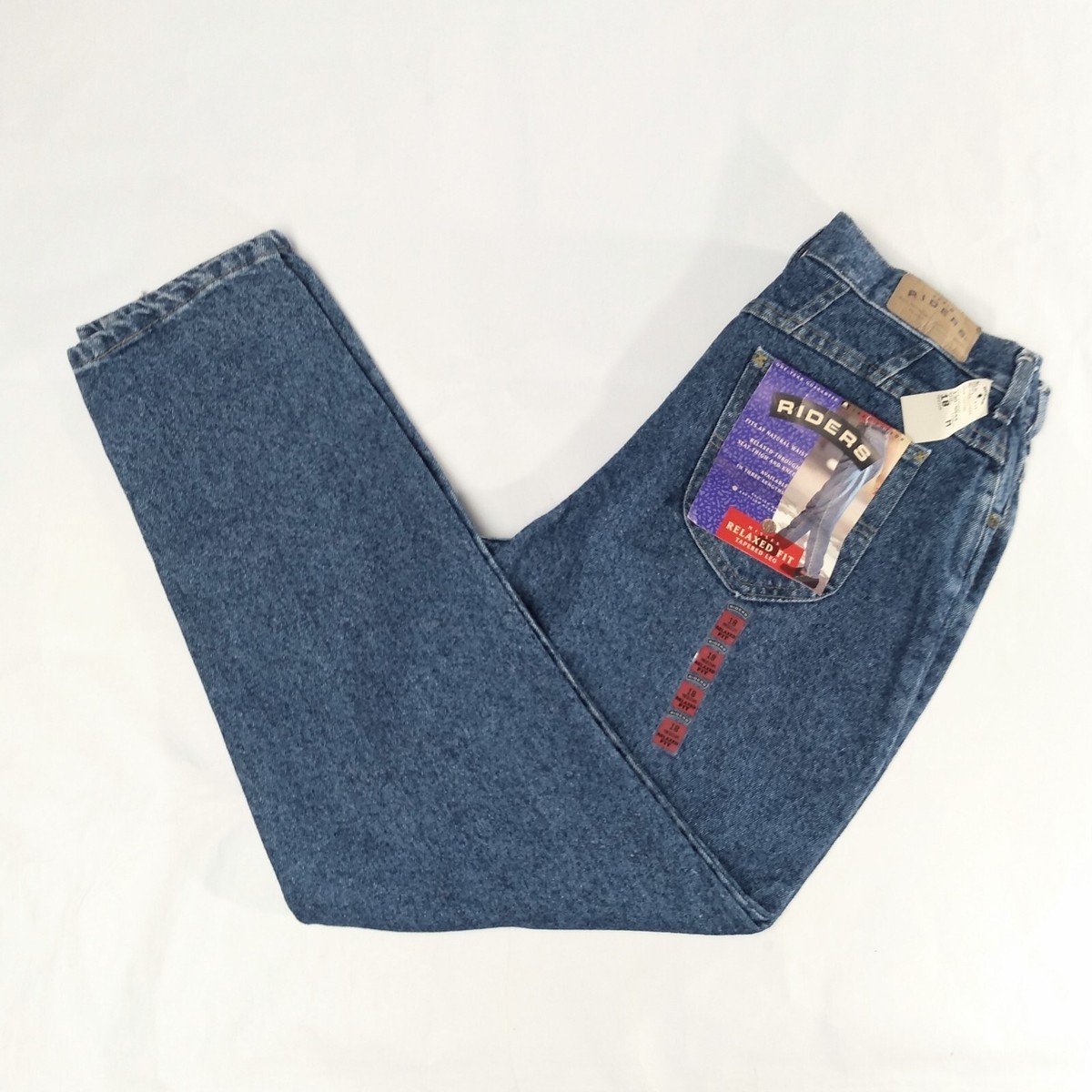 Vtg Riders By Lee Jeans Women's 18 M X 31 Cotton High Rise Taper