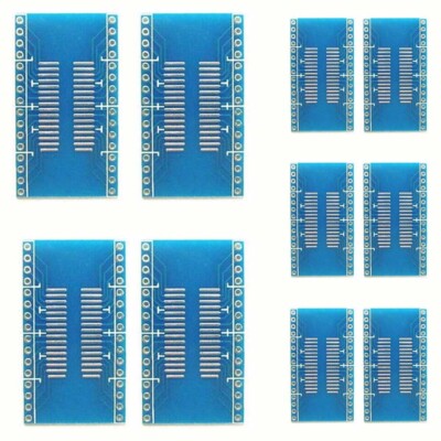 10X SOP32 to DIP32 1.27mm 2.54MM pitch Interposer Board PCB Board Adapter Plate
