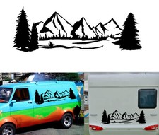 Mountains Landscape, Sticker Vinyl