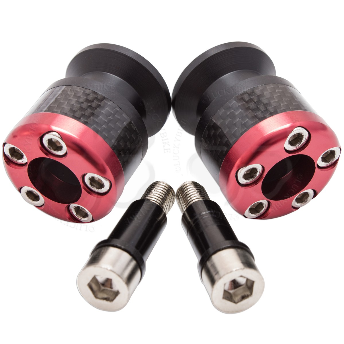 Luxor Swingarm Stand Spools Red For Kawasaki Ninja ZX 6R Mount
