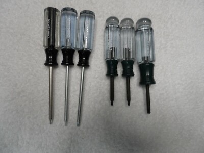 Craftsman Torx & Stubby Screwdriver Set, made USA (T10, T15, T20, T25) - 6 pcs 