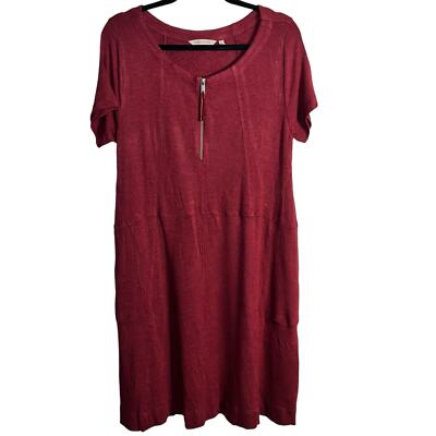 pinafore dress burgundy Plus Size Classic Wrap Belted Dress