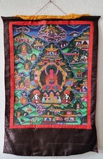 Sch&ouml;ner handgemalter Thangka - Amitabha - aus Nepal - Meisterliche Malerei, rar