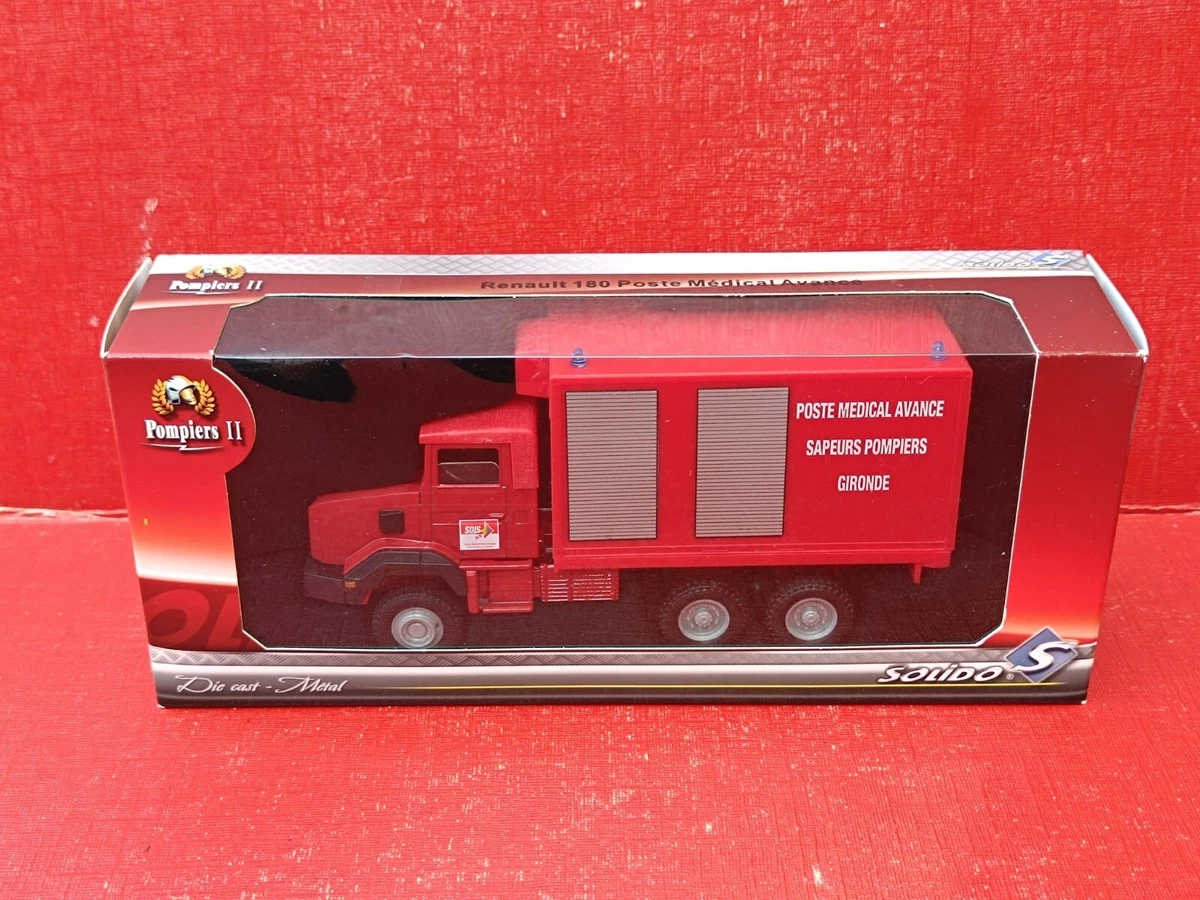 LJ298 SOLIDO PRESTIGE 8209 1/18 Renault 4L Sapeurs Pompiers Hauts de