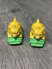 Lot Of 2 - 1997 Cera Pull Go The Land Before Time Burger King Kids Club Toy