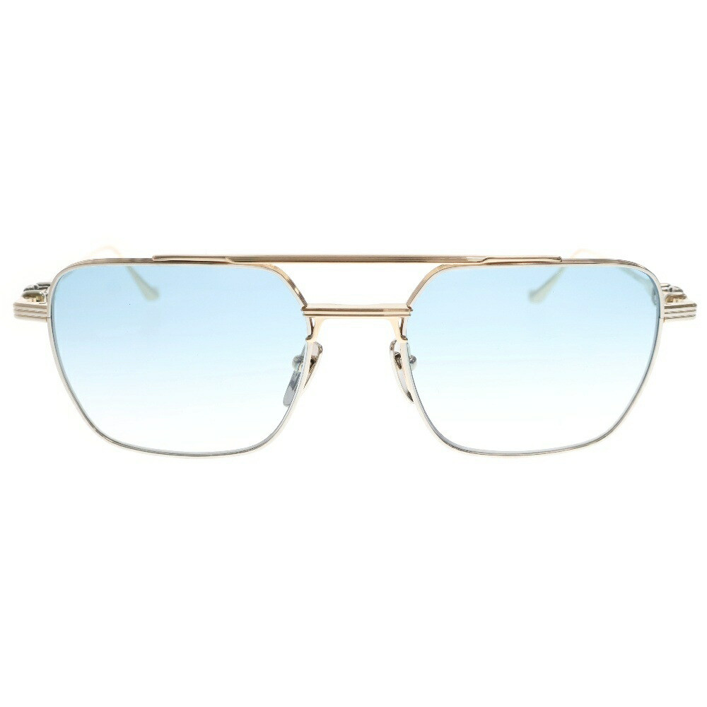 Chrome Hearts Size 56 Magnum 2 Silver Frame Sunglasses with Colored Lens Glass 19-147