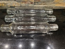 3 Vintage Glass Roll-Rite Rolling Pin 14 Inches 1920s-1930s Antique No Lids