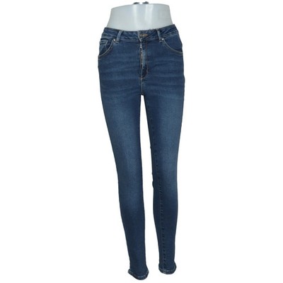 Never Denim, Jeans, Größe: M, Blau, Baumwolle/Elasthan/Polyester, Einfarbig #Dhs