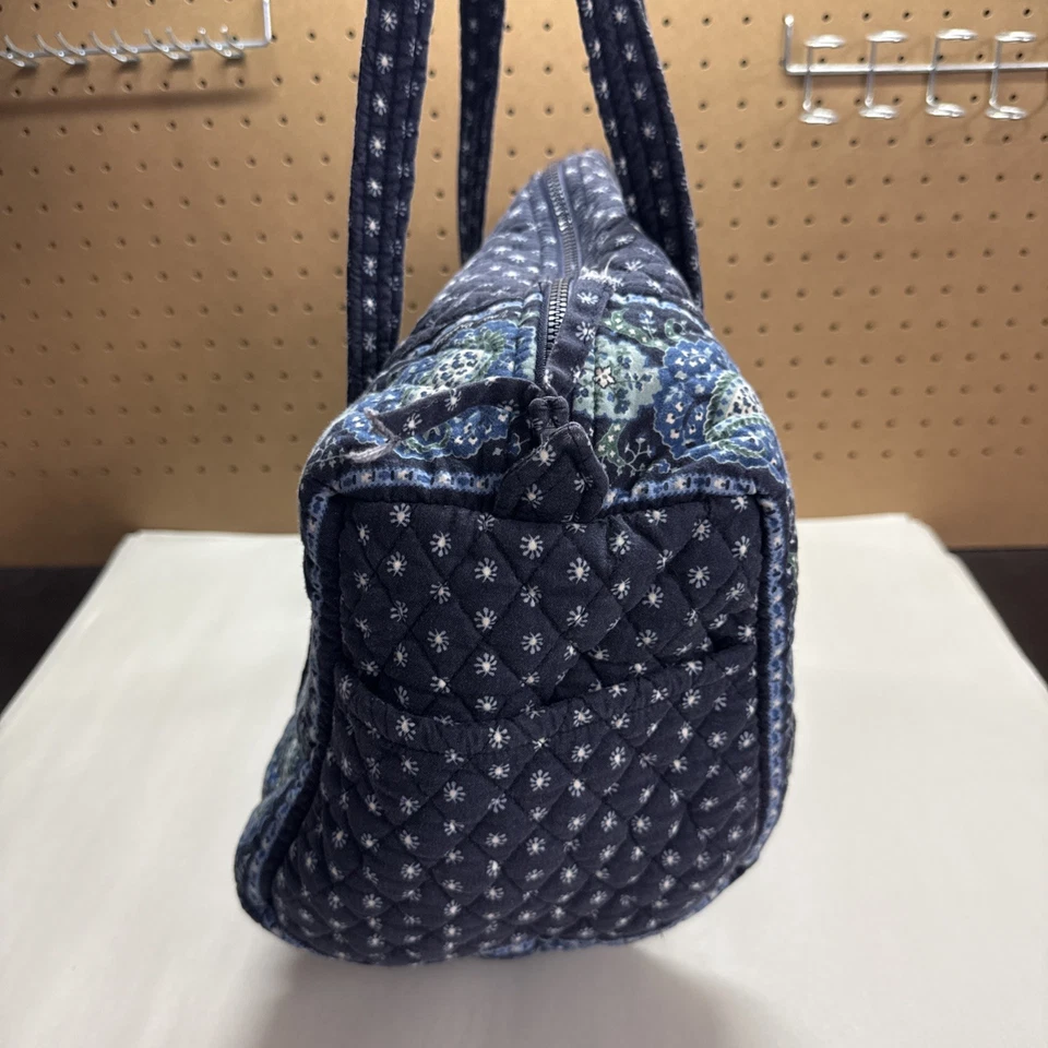 Bolso de Mano o Pañales Vera Bradley Azul Marino Flor Foto 2 de 4