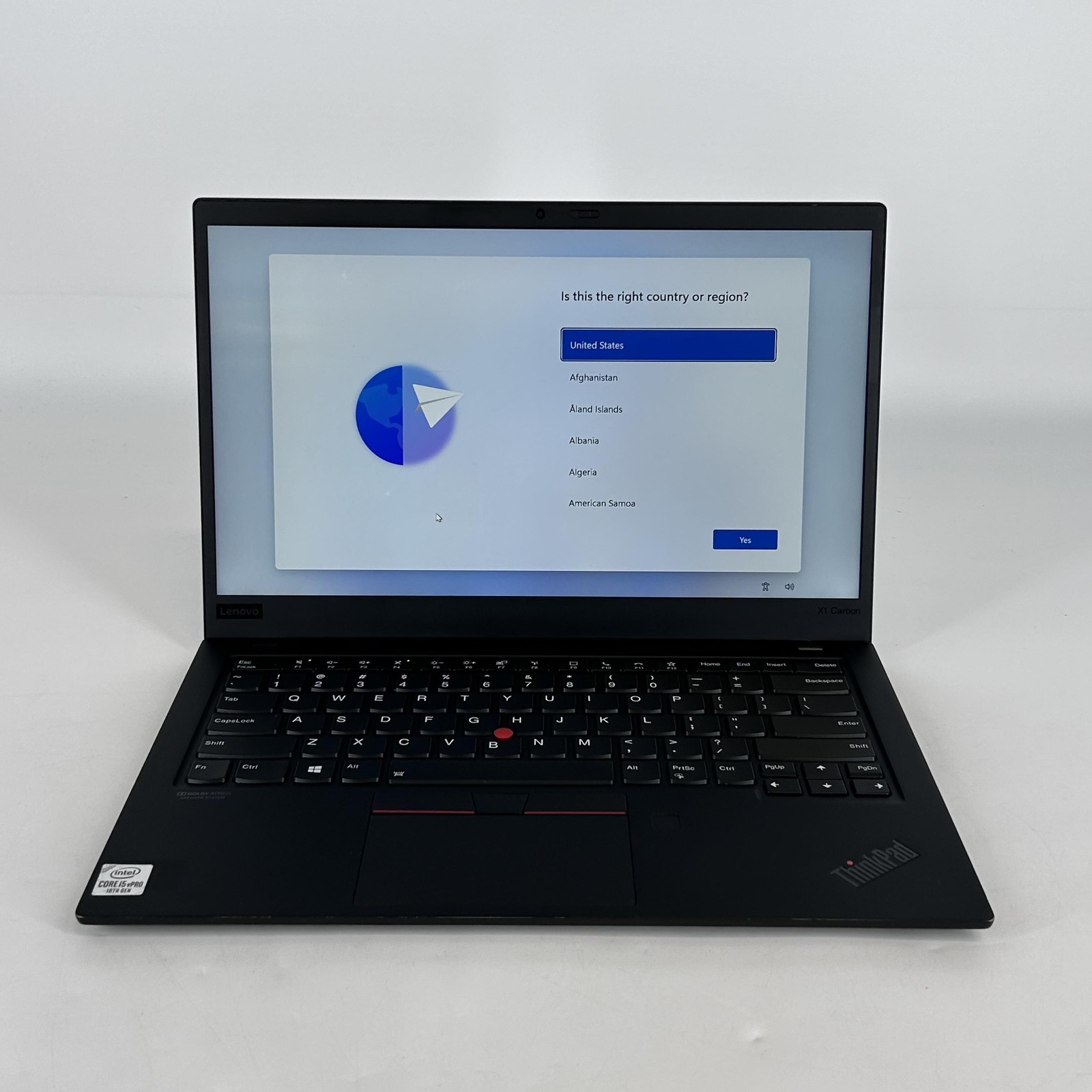 Lenovo ThinkPad X1 Carbon 8th Gen, 14-Inch Laptop, with Intel Core i5 10th Gen., 512 GB SSD (Solid State Drive), Windows 11 Pro