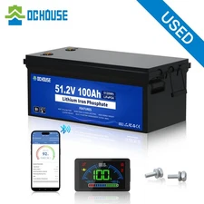 48V 100Ah LiFePO4 Lithium Golf Cart Battery Golf Cart  Deep Cycle(Slightly Used)