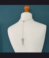 NEW NEVER WORN Pearl Back Drop Bridal Necklace Wedding Jewellery