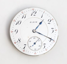 Elgin 17 Jewel Pocket Watch Movement, Size 16