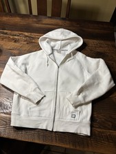 Ladies Medium White Champion Full Zip Hoodie