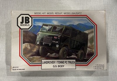 Vintage JB Models Landrover 1 Tonne FC Truck G.S Body Model Kit - Scale 1:76