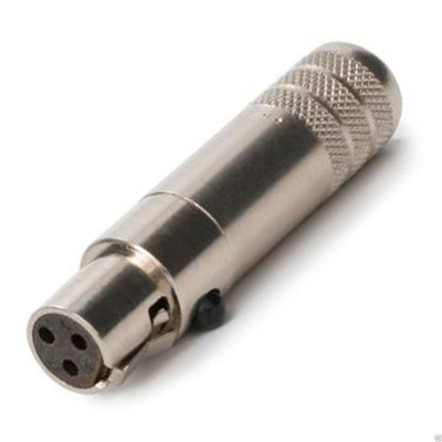 Switchcraft Tini Q-G 3 Pin TA3FSH Mini XLR Stecker. Stahl Gehäuse