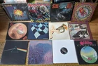 32 Vinyl LP LOT KISS Motley Crue Pink Floyd Pearl Jam IRON MAIDEN OZZY Zeppelin+