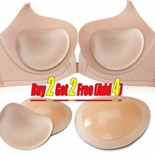 Silicone Gel Bra Pads Push Up Sticky Breast Enhancers Chicken Bikini Fillets UK