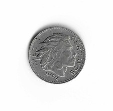1959 Colombia - 10 Centavos - 333 - Copper Nickel - 2.5g