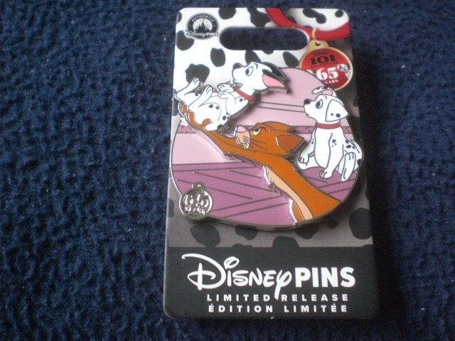 Disney 2026 65th Anniversary  101 DALMATIANS  SERGEANT TIBBS AND PUPPIES  LR Pin