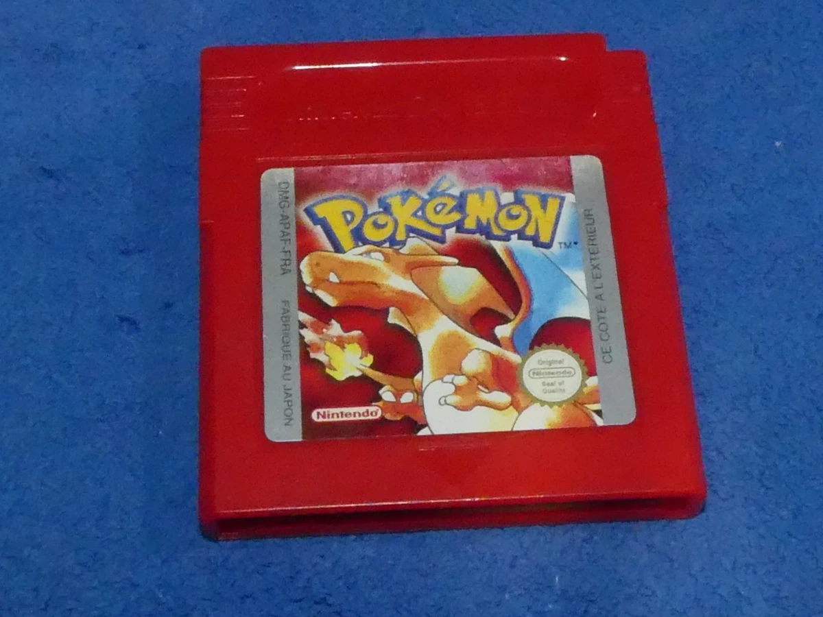 Pokémon Version Rouge – Game Boy Color – Cartouche FR – Comme Neuf – PEGI 3