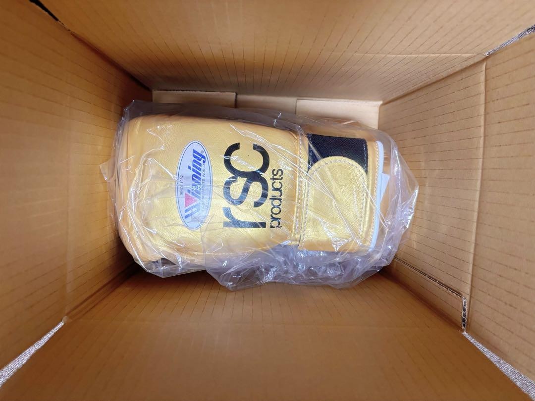 Winning RSC Boxing Gloves 8oz Gold #0507 | eBay