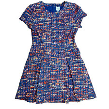 Anthropologie Tracy Reese Plenty Dress Sz 4P Multi Color Paisley Career Cocktail