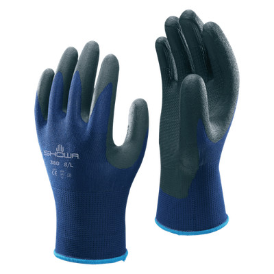 10er Pack Showa 380 Nitrilschaum Grip Arbeitshandschuhe - ölbeständige Schutzhandschuhe