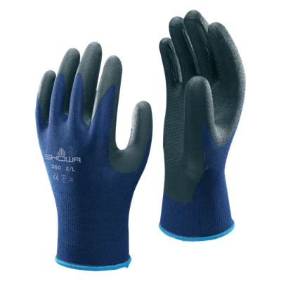 10er Pack Showa 380 Nitrilschaum Grip Arbeitshandschuhe - ölbeständige Schutzhandschuhe