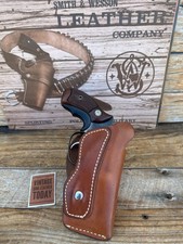 Vintage Smith & Wesson Brown Leather Holster for S&W Chiefs Special 2" J Frame