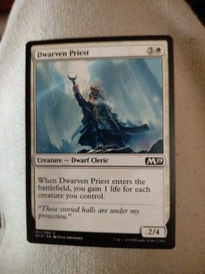 Dwarven Priest Core Set 2019 Regular Magic The Gathering MTG CCG  NM+