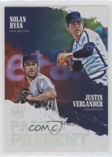2018 Panini Diamond Kings Past and Present Nolan Ryan Justin Verlander HOF 0q0