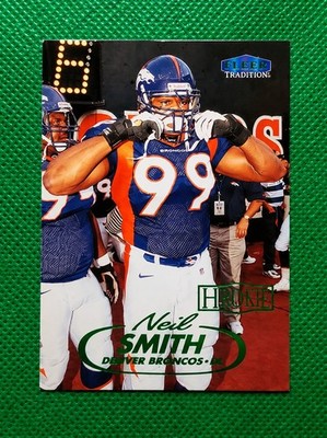 104/125 Neil Smith 1998 Fleer Tradition Heritage Collection #172H Denver Broncos
