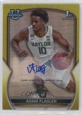2022 Bowman U Chrome Prospect Yellow Refractor 6/75 Adam Flagler #16 Auto 0m4q