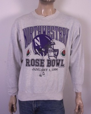 vintage 90s Danaggers NCAA Northwestern 1996 Rose Bowl Sweatshirt Football M