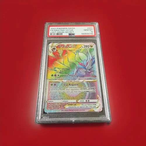 Pokémon TCG - Giratina VSTAR 201/196 SWSH Lost Origin Secret Rare Holo PSA 10