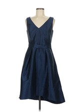 Alfred Sung Women Blue Casual Dress 8