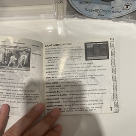 Street Fighter Alpha 3 Dreamcast CIB w/ Reg Card- UNTESTED