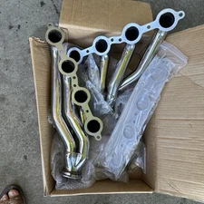 FAPO LS Conversion Swap Headers for Chevy Bel Air Camaro Nova LS1 LS2 LS3 LS6 V8