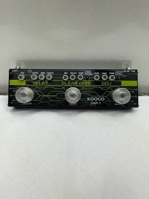 Koogo DAP-1 Guitar Multi Effects Pedal 3 In1 Effects Delay/Ocean Verb/Distortion