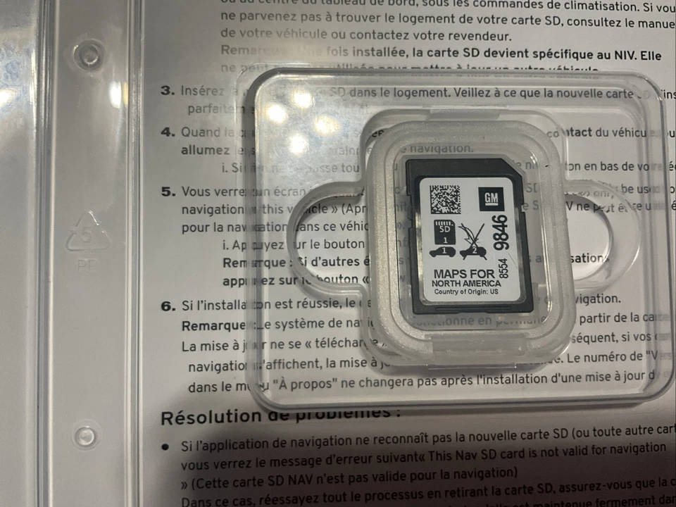SD 9846 For 2022 XT4 Cadillac (8554) Maps For North America - Image 2 of 3