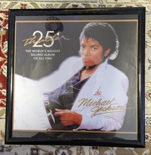 Michael Jackson Thriller 25 Album Poster LP Cover In Rahmen 32x32cm