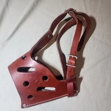 Leather Dog  Muzzle